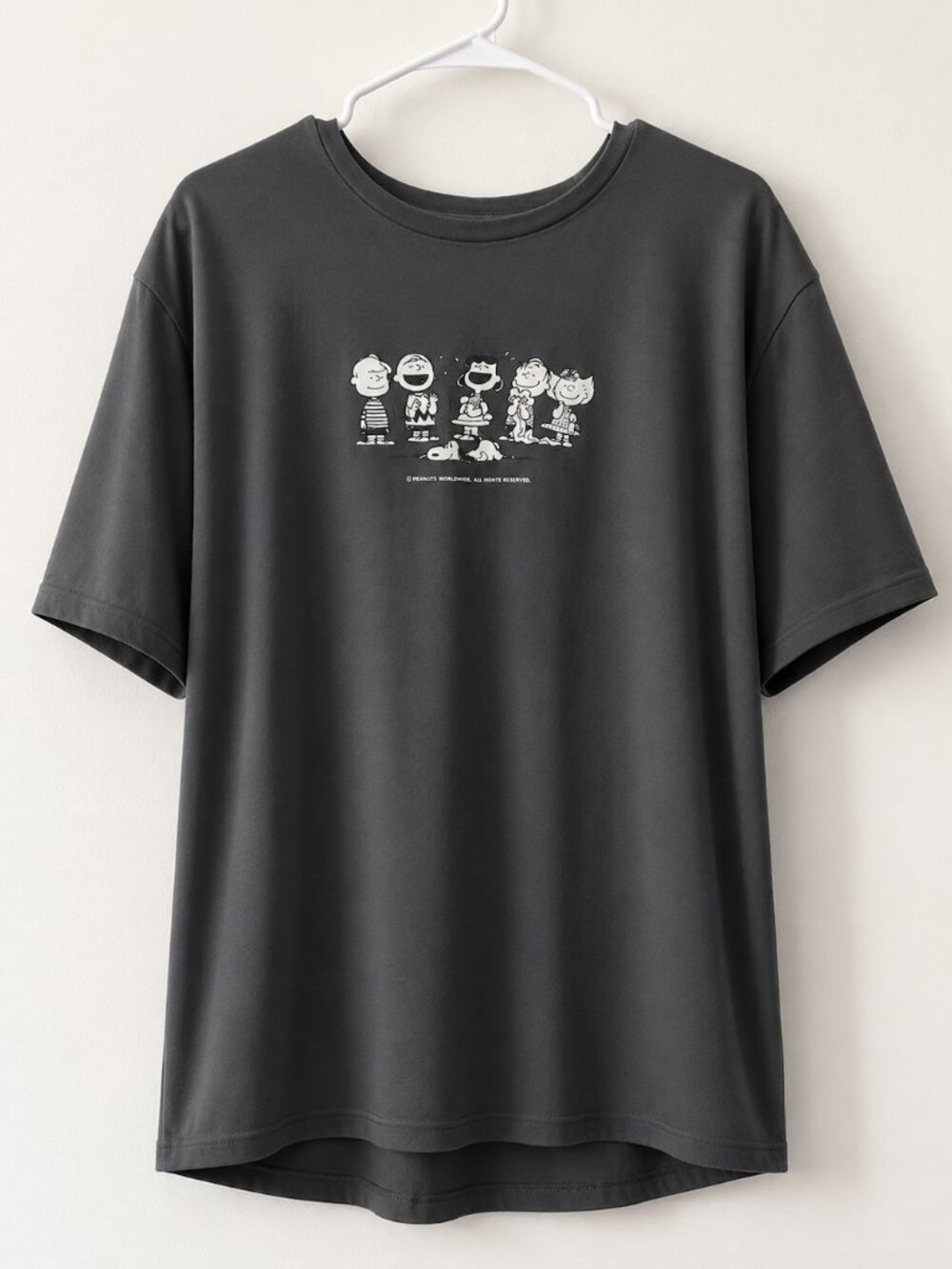 Peanuts Hybrid Apparel Gray "Cheer Up Your Friends" Graphic T-shirt